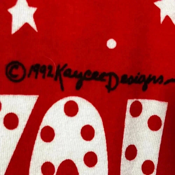 Jennifer Dale Womens Vintage 1992 Reindeer Christmas Pajama Medium White XM EXC - Picture 5 of 11